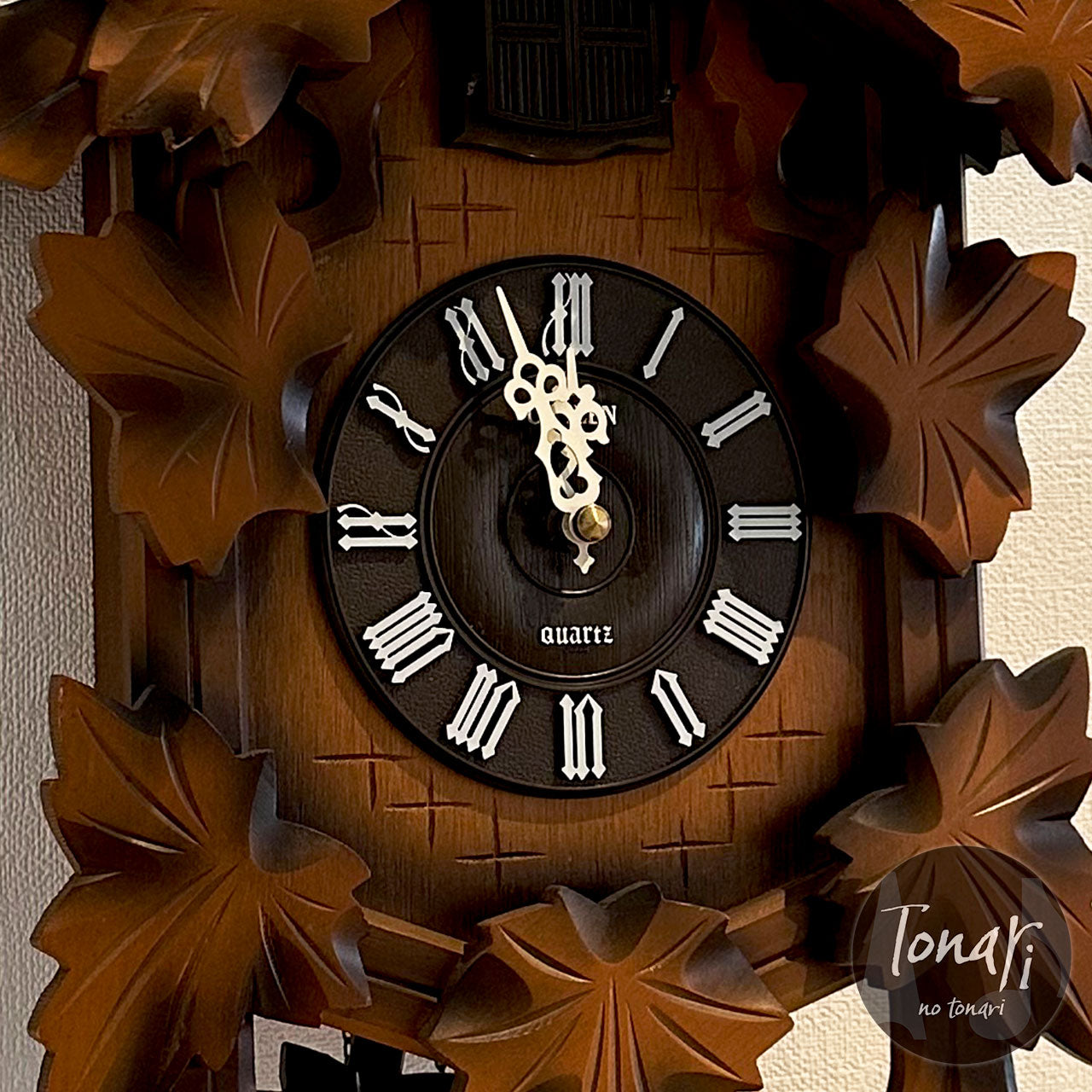鹿の頭付きカッコー時計